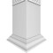 Ekena Millwork Craftsman Classic Square Non-Tapered Mid-Century Fretwork Column w/ Crown Capital & Crown Base CC0810ENMIDCRCR - alternate 4
